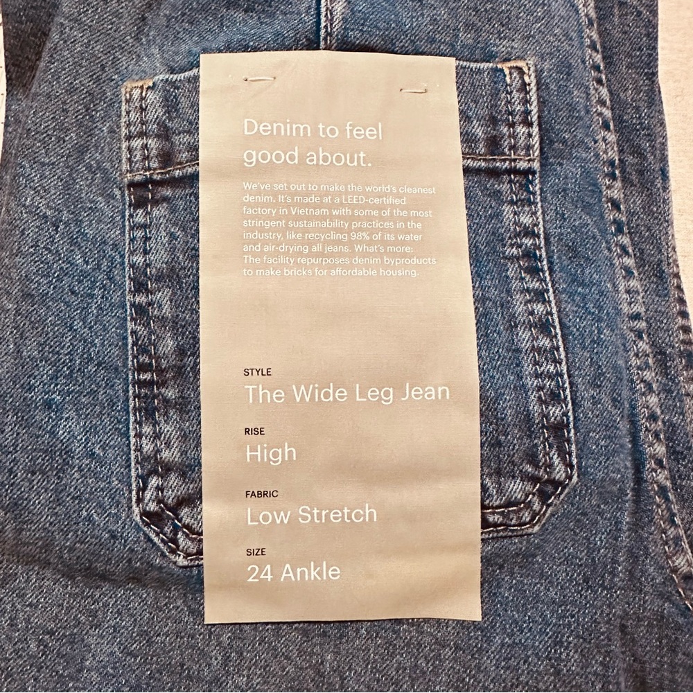 Everlane | Jeans | The Wide Leg Jean • Ankle - Picture 5 of 10